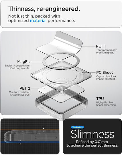 Spigen Ultra Hybrid Mag Back Cover Σιλικόνης / Πλαστικό 2mm Matte Black (Galaxy S26+)