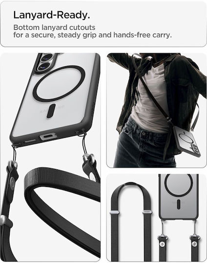 Spigen Ultra Hybrid Mag Back Cover Σιλικόνης / Πλαστικό 2mm Matte Black (Galaxy S26+)