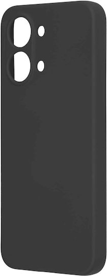Techsuit Softflex Silicone Back Cover Black for Poco X8 Pro Max