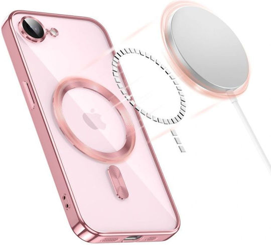 Tech-Protect Magflex Silicone Back Cover Rose Gold iPhone 17e / 16e