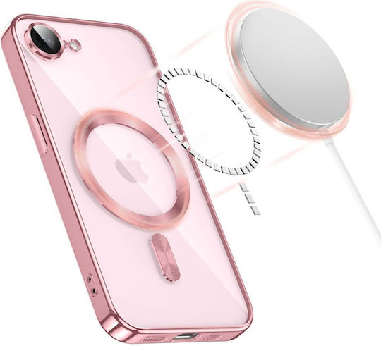 Tech-Protect Magflex Silicone Back Cover Rose Gold iPhone 17e / 16e