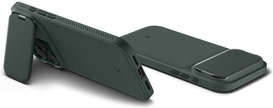Spigen Optik Armor Задна Корица Силикон / Пластмаса 2mm Зелен (iPhone 18 Pro / 17 Pro)