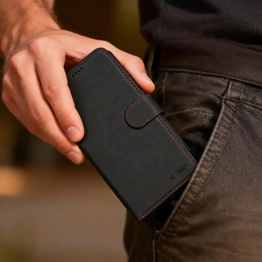 Tech-Protect Wallet Δερματίνης / Σιλικόνης Μαύρο (Galaxy S26 Ultra)
