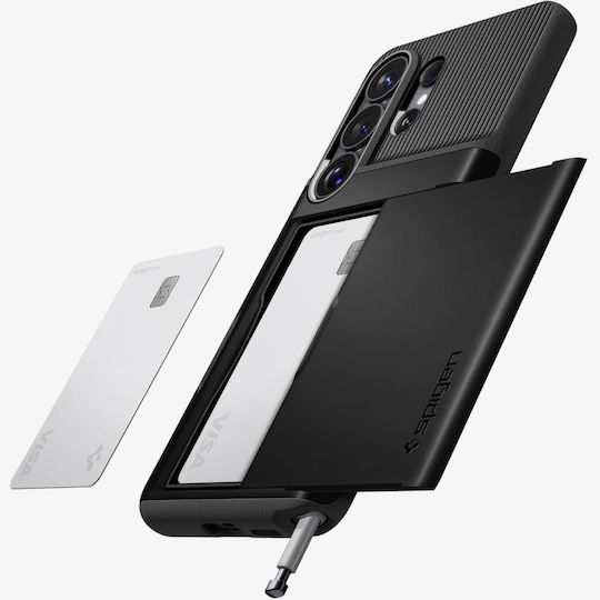 Spigen Slim Armor CS Back Cover Plastic / Silicon Negru (Galaxy S26 Ultra)