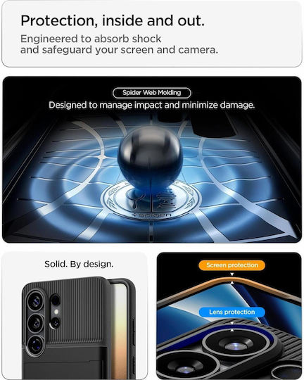 Spigen Slim Armor CS Back Cover Plastic / Silicon Negru (Galaxy S26 Ultra)