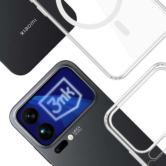 3MK Armor Wallet Plastic 1.5mm Transparent for Xiaomi 17 Pro Max