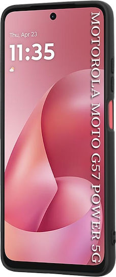 Back Cover Din Silicon Negru Pentru Motorola Moto G57 Power Moto G67 Power
