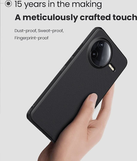 Nillkin Super Frosted Pro Back Cover Πλαστικό / Σιλικόνης 0.5mm Αδιάβροχο Μαύρο (Poco F7 Pro)