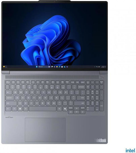 Lenovo ThinkBook 16p G6 IAX 16" IPS QHD+ 240Hz (Ultra 7-255HX/32GB/512GB SSD/GeForce RTX 5060/Fără sistem de operare) Gri Luna (Tastatură Engleză Internațională)