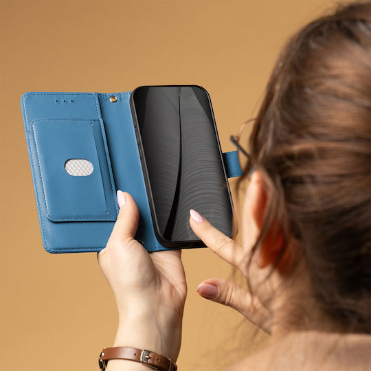 Smart Blue Silicone Wallet (Galaxy A17 Oppo A17)