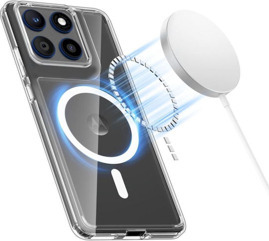 Tech-Protect Flexair Hybrid Back Cover Silicone / Plastic Transparent (Motorola Edge 70)