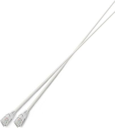Grundig U/UTP Cat.5e (Gigabit) Мрежов Кабел Ethernet 10м Бял
