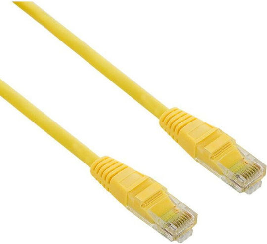 Cablexpert U/UTP Cat.6 (Gigabit) Καλώδιο Δικτύου Ethernet 0.5m Κίτρινο