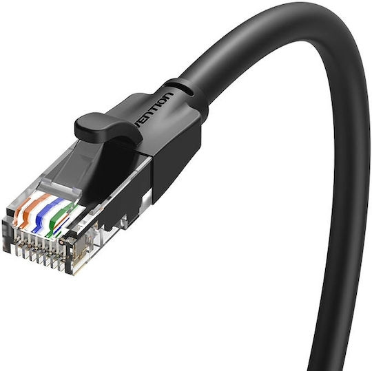 Vention U/UTP Cat.6 (Gigabit) Cablu de Rețea Ethernet 0.5m Negru