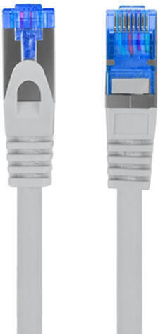 Lanberg S/FTP Cat.6a (Gigabit) Мрежов Кабел Ethernet 5м Сив