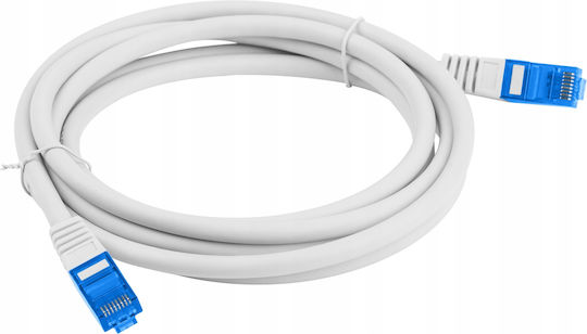 Lanberg S/FTP Cat.6a (Gigabit) Мрежов Кабел Ethernet 5м Сив
