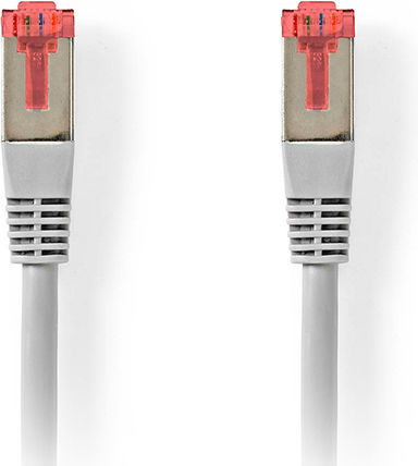 Nedis S/FTP Cat.6 Gigabit Ethernet Network Cable 15m Gray