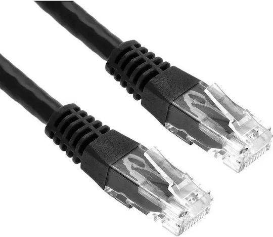 Spacer U/UTP Cat.5e Ethernet Network Cable 3m Black