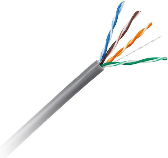 Cabletech U/UTP Cat.5e Ethernet Network Cable without Terminated Connectors 305m Gray