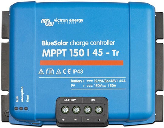 Victron Energy MPPT Solar Charge Controller BlueSolar MPPT 150/45 - MC4 48V / 45A SCC010045300