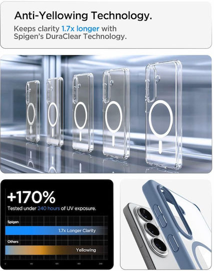 Spigen Ultra Hybrid Mag Back Cover Σιλικόνης / Πλαστικό Διάφανο (Galaxy S26)