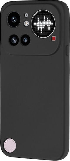 Techsuit Softflex Rückseite Umschlag Silikon Schwarz (Nichts Phone (4a) Pro)