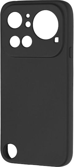 Techsuit Softflex Rückseite Umschlag Silikon Schwarz (Nichts Phone (4a) Pro)