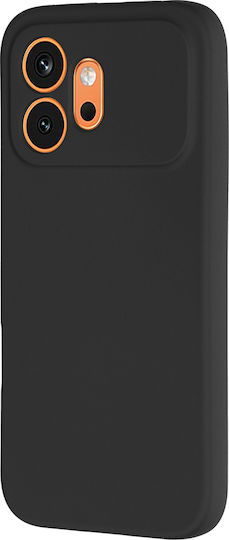 Techsuit Softflex Rückseite Umschlag aus Silikon Schwarz (Honor 600)