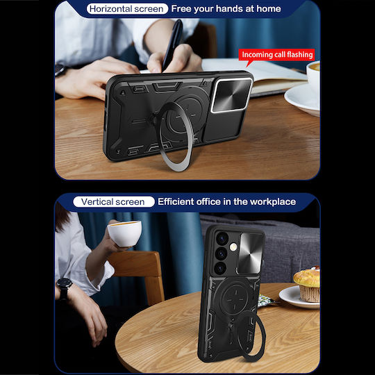 Techsuit Camguard Back Cover Albastru (Honor 600 Lite)