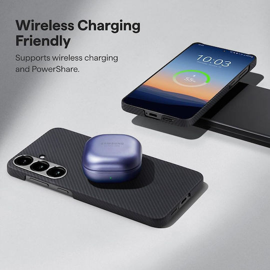 Techsuit Rückseitencover Aramidfaser 1mm Schwarz für OnePlus 15