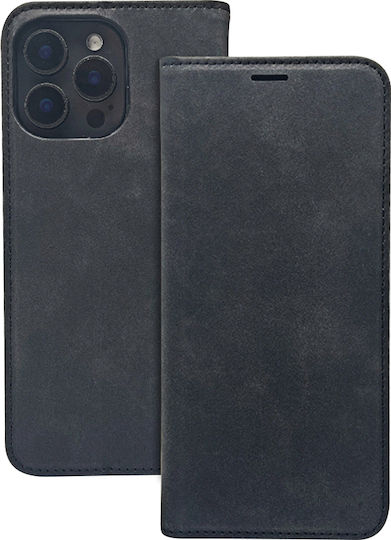 Tel1 Iphone 12 12 Pro Side Display Θήκη Βιβλίο Black