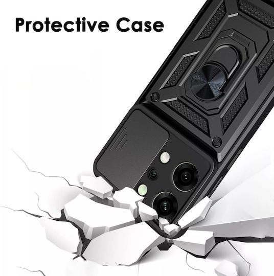 Back Cover Negru (Oppo Reno14 Pro, SKYDDAR INNOVATION)