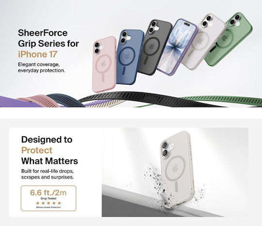 Belkin Задна корица Пластмаса Черен (iPhone 17)