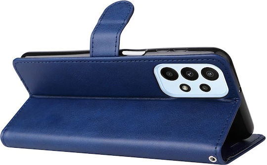 Buchen Sie Leder / Kunststoff Blau (Samsung alle Book-Typ-Modelle)
