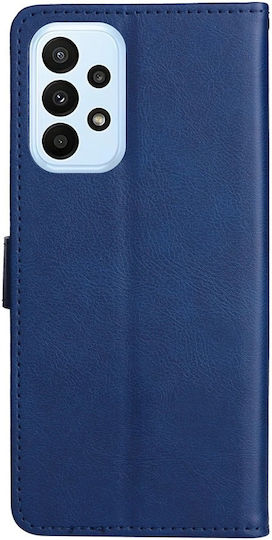Buchen Sie Leder / Kunststoff Blau (Samsung alle Book-Typ-Modelle)