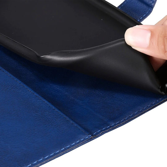 Buchen Sie Leder / Kunststoff Blau (Samsung alle Book-Typ-Modelle)