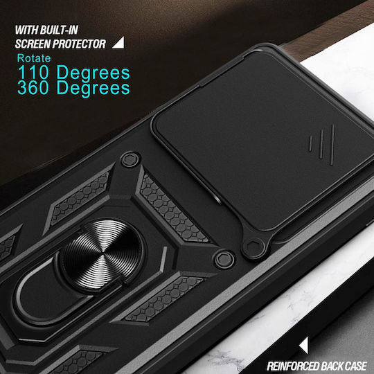 Techsuit Camshield Series Oppo Find Back Cover Silicone Black (Oppo Find X9 Pro)