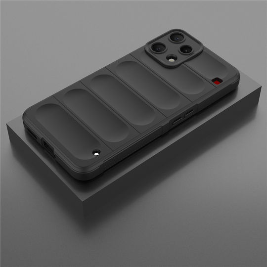 Techsuit Magic Umschlag Rückseite Silikon Schwarz (Nichts Phone (3a) Lite)