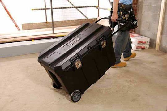 Stanley Job Chest Τροχήλατο Πλαστικό Μπαούλο Μεταφοράς και Αποθήκευσης Εργαλείων Π96.2xB59.1xΥ57.8cm 1-93-278