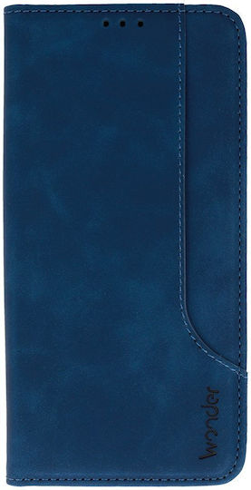 Prime Book Piele artificială / Silicon Albastru marin (Moto G42)