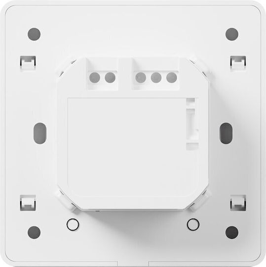 Tesla Încastrat Comutator de Perete Wi-Fi Iluminat Sens unic cu Cadru Alb