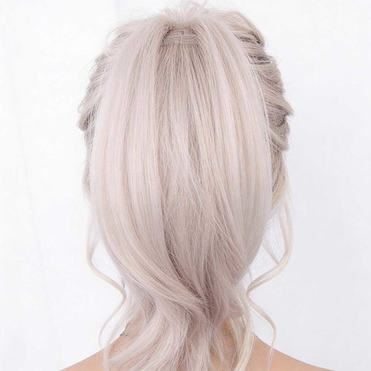 Extension with Natural Hair in Blonde Color 20.3cm