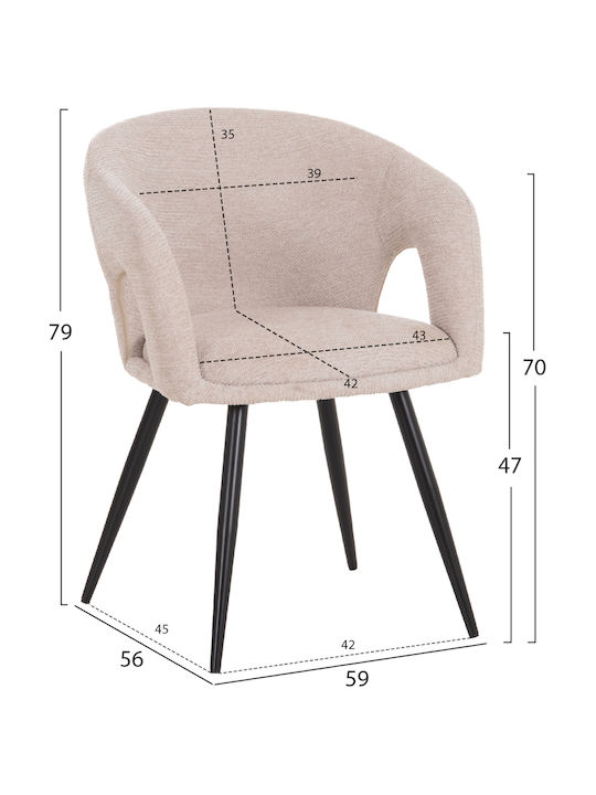 Esszimmermöbel-Set Cornel Erweiterbar mit 4 Stücken 120(+60)×90cm