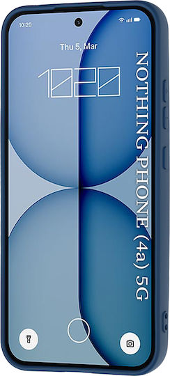 Techsuit Softflex Rückseitenhülle Marineblau (Nichts Phone (4a))