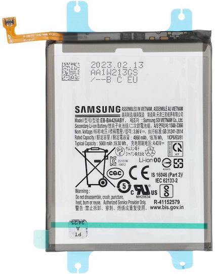 Samsung Baterie ServicePack Pentru Samsung A72 Baterie De Înlocuire 4860mAh Pentru Samsung Galaxy A72 SM-A725F SM-A726B