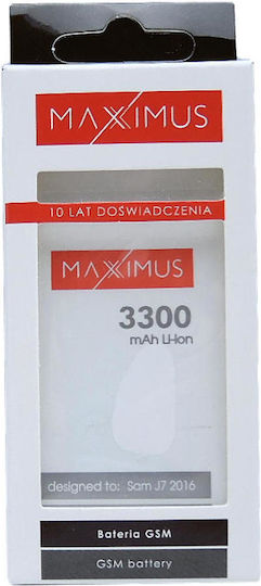 Maxximus Συμβατή Μπαταρία Αντικατάστασης 3300mAh για Galaxy J7 2016SAMSUNG J7 2016