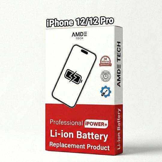 Amdetech Baterie de înlocuire compatibilă 2815mAh pentru iPhone 12, iPhone 12 Pro
