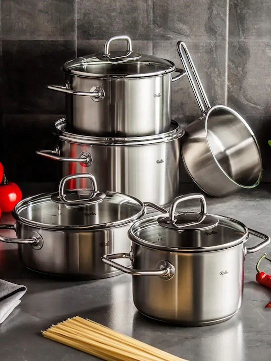 Fissler Stainless Steel Pots Set 5 Pieces