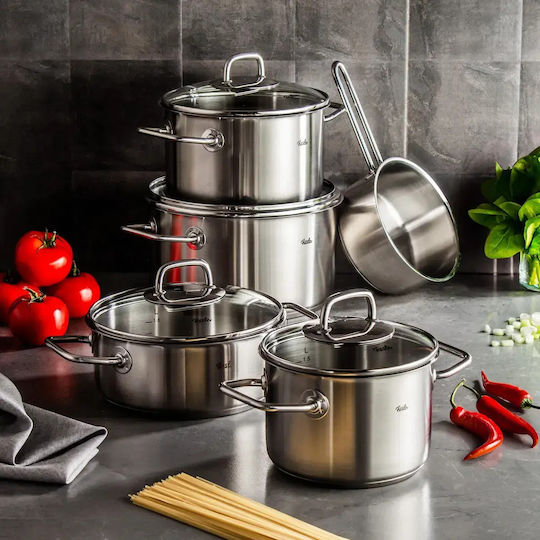 Fissler Viseo Σετ Κατσαρόλες από Ανοξείδωτο Ατσάλι 5 Σκευών