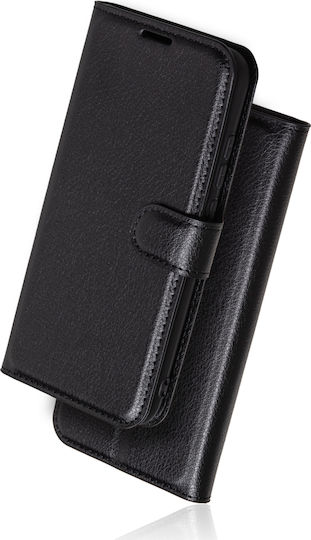 Naxius Buchen Sie Synthetisches Leder Schwarz (Vivo Y22S)